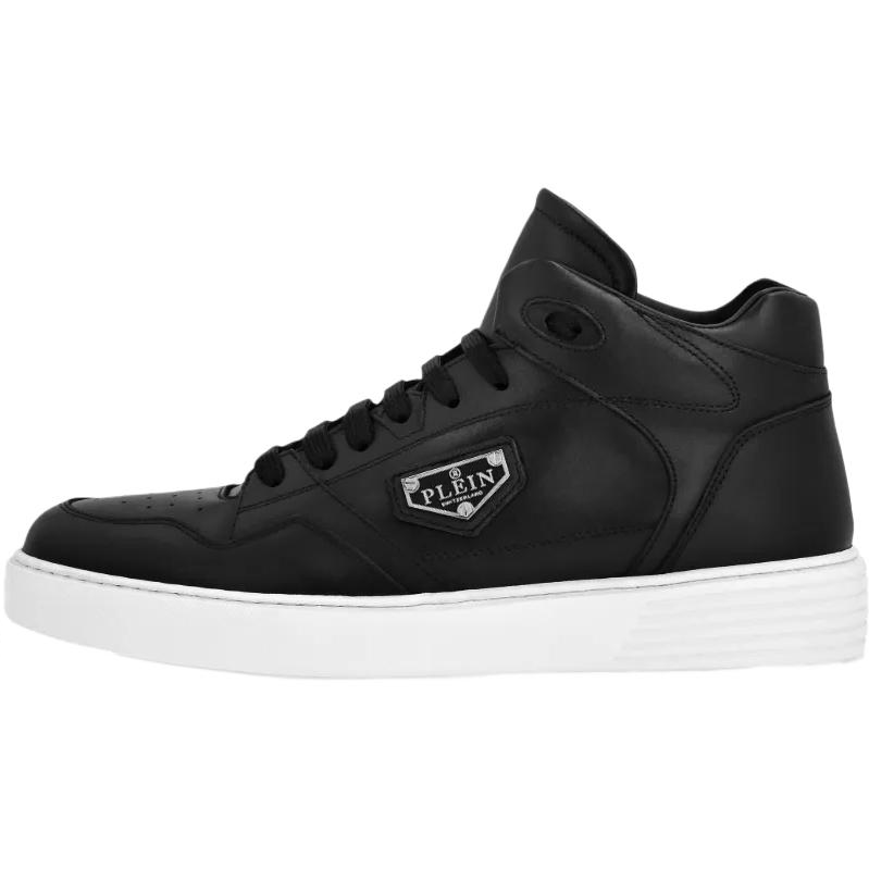 PHILIPP PLEIN Mid top Skateboard Shoes Men's Black