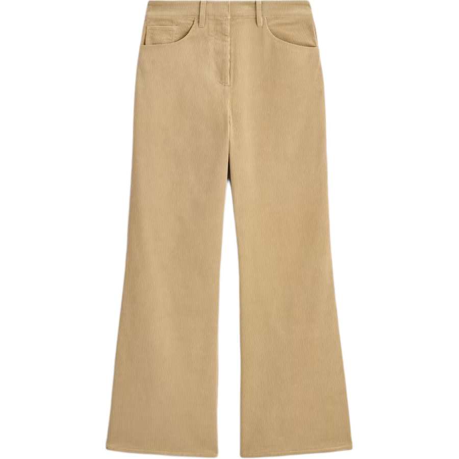 COS Casual Pants Women's Light Umber Moderate Straight Fit Pants