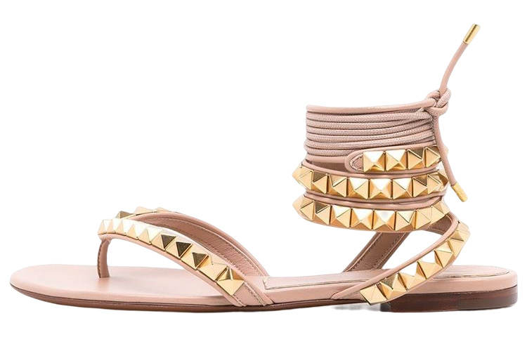 Valentino Rockstud Stylish Sandal Women's Pink