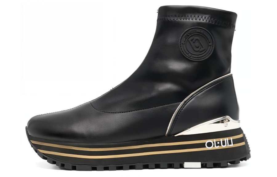 LIU·JO LIU JO Maxi Wonder Leather Ankle Boots