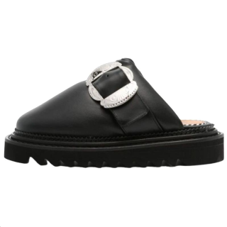 TOGA VIRILIS Closed Toe Slippers Women's Black