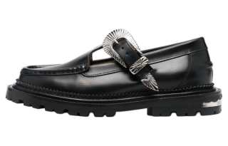 Toga Pulla Buckled Leather Loafers