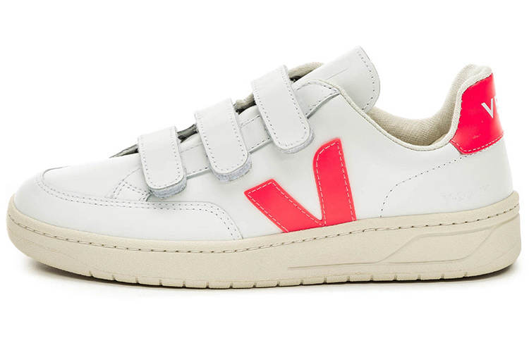 VEJA V LOCK Stylish Skateboarding Shoes Women's White Pink