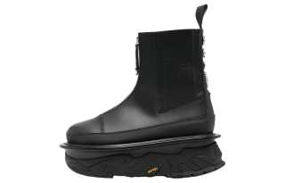 TOGA VIRILIS Rivet-detail Leather Boots