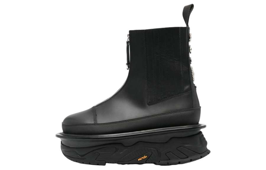 TOGA VIRILIS Rivet-detail Leather Boots