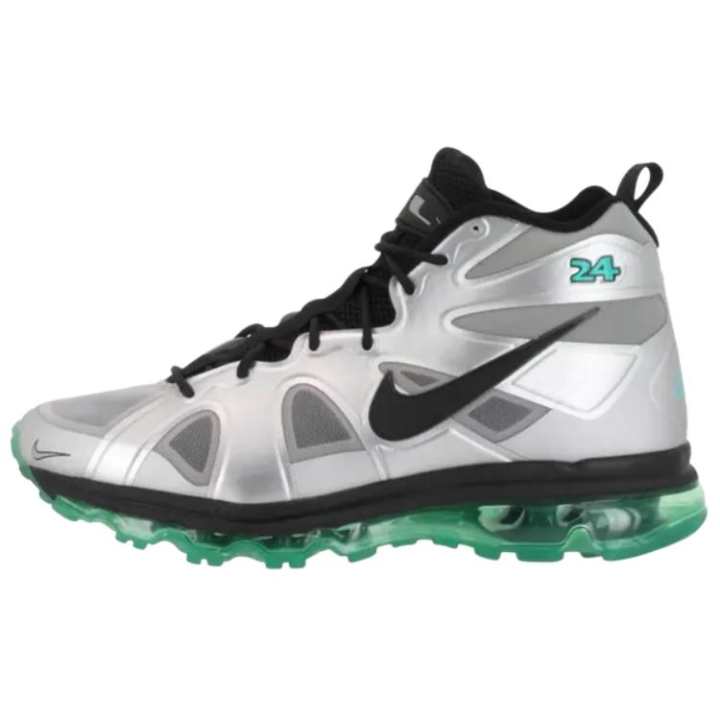 Nike Nike Air Max Griffey Fury Breathable Basketball Shoes Men's Silver Black