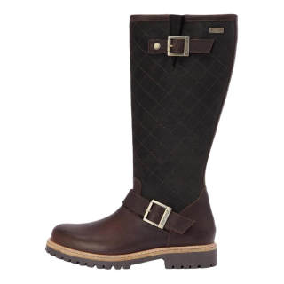 BARBOUR Willow Knee high Boots 3cm Women's Brown