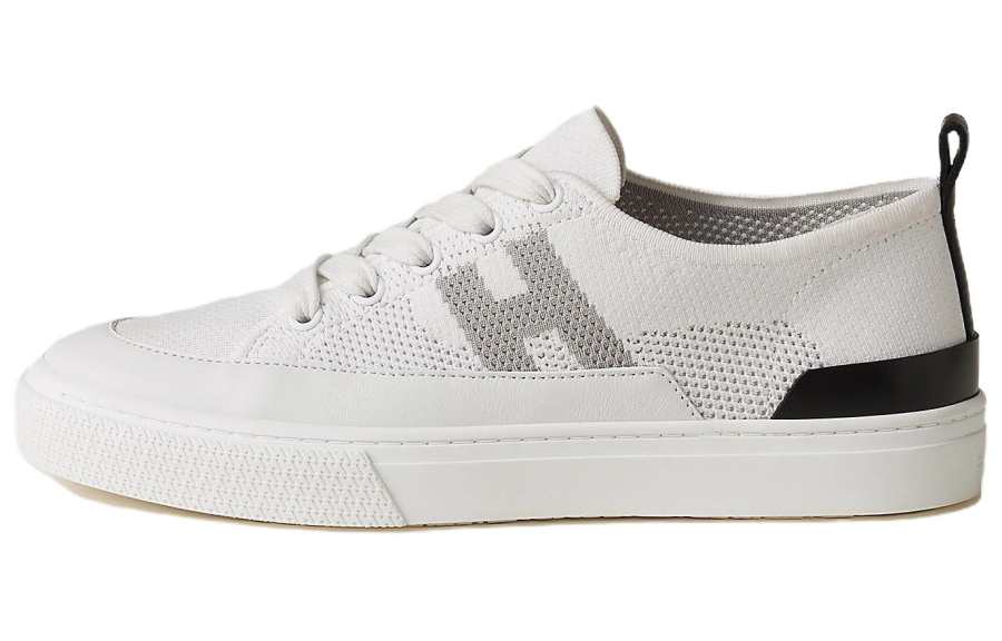 HERMES HERMES Deep Low top Skateboard Shoes Women's White