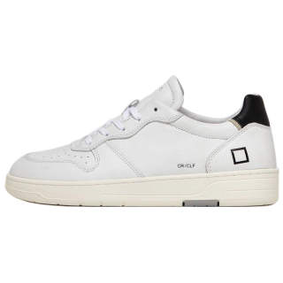 D.A.T.E. D.A.T.E Court Leather Low top Skateboard Shoes Men's White