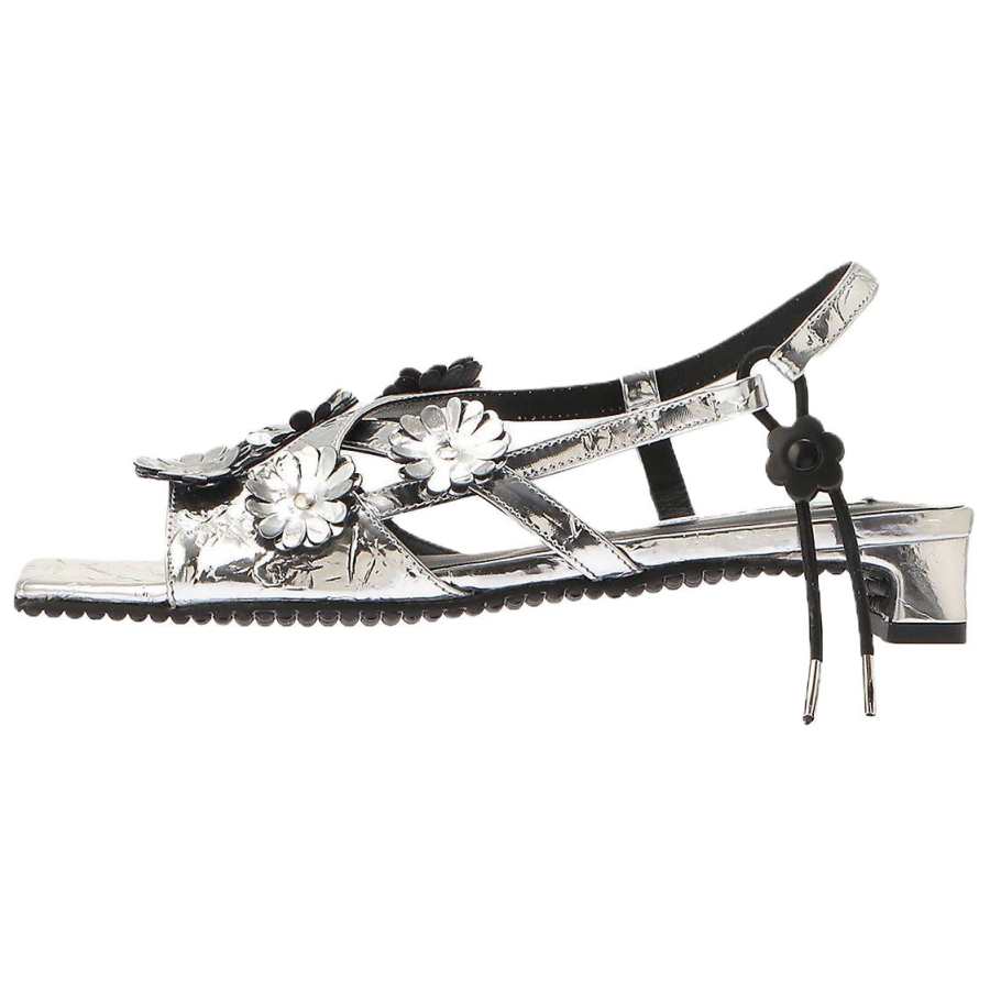 CECILIE BAHNSEN One Strap Sandals Women's Silver