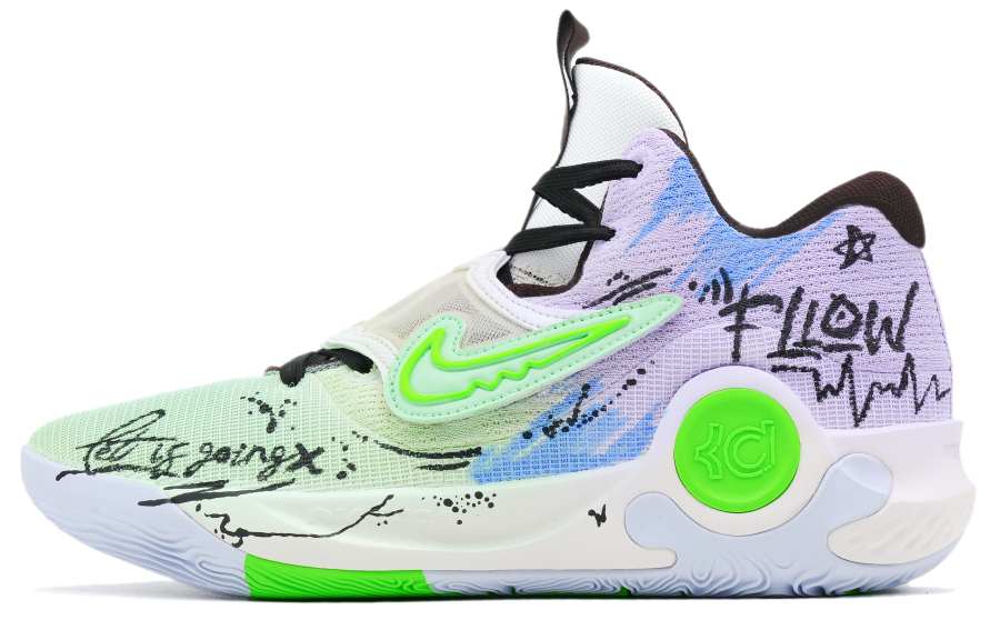 Nike Nike KD 5 Graffiti Trajectory Cushioning Abrasion Resistant Slip Resistant Cushioning Abrasion Resistant Slip Resistant