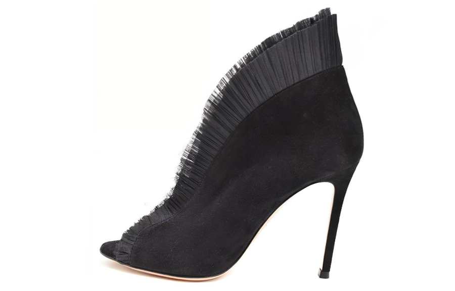 GIANVITO ROSSI Suede Ankle Boots Women's Black