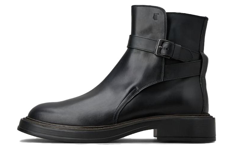 TOD'S TOD'S Leather Ankle Boots Men's Black