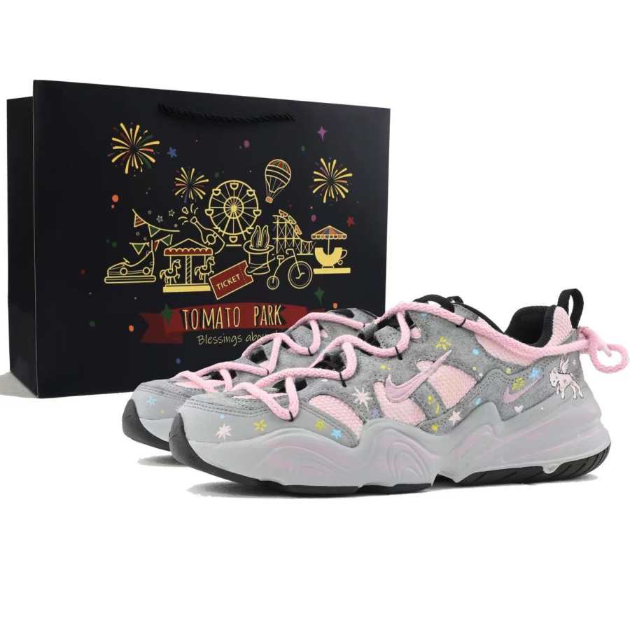 Nike Nike Tech Hera Dream Island Tale Abrasion Resistant Abrasion Resistant Low top Casual Shoes Women's Gray