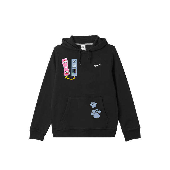 Nike Nike Sweatshirts Men's Black Hooded Moderate Regular