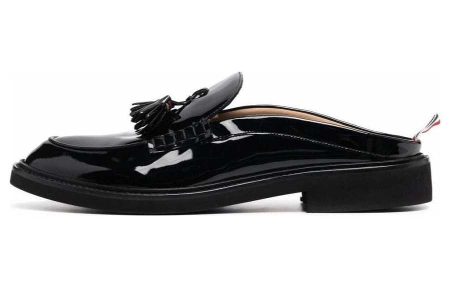 THOM BROWNE THOM BROWNE· Closed Toe Slippers Men's Black