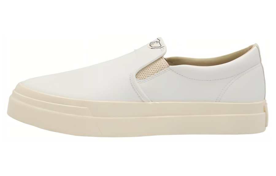 JUNYA WATANABE Swc Shoes In White x JUNYA WATANABE Leather Casual Shoes Men's White