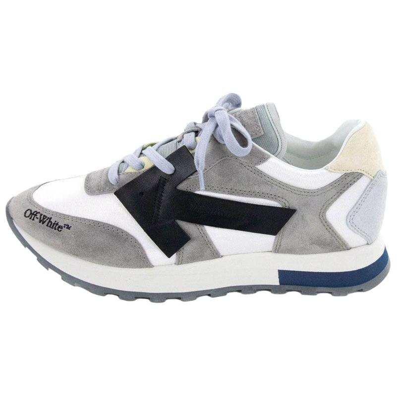 OFF-WHITE OFF WHITE Logo Running Shoes Gray