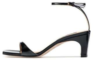 SERGIO ROSSI Sr1 Leather One Strap Sandals Women's Black