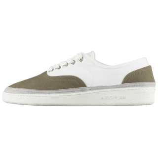 A.P.C Plain Low top Canvas Shoes Unisex Green