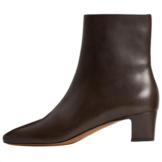 Ralph Lauren Collection Brylee Calfskin Ankle Boots 4.5cm Women's Brown