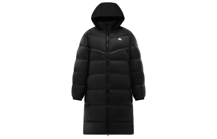PEAK PEAK Down Jackets Men's Black Hooded Thickened