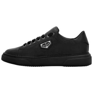 PHILIPP PLEIN Logo-plaque Leather Sneakers