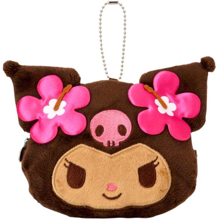 Sanrio Kumilo Face Shaped Shopping Bag Travel Storage Bag Kids' Brown