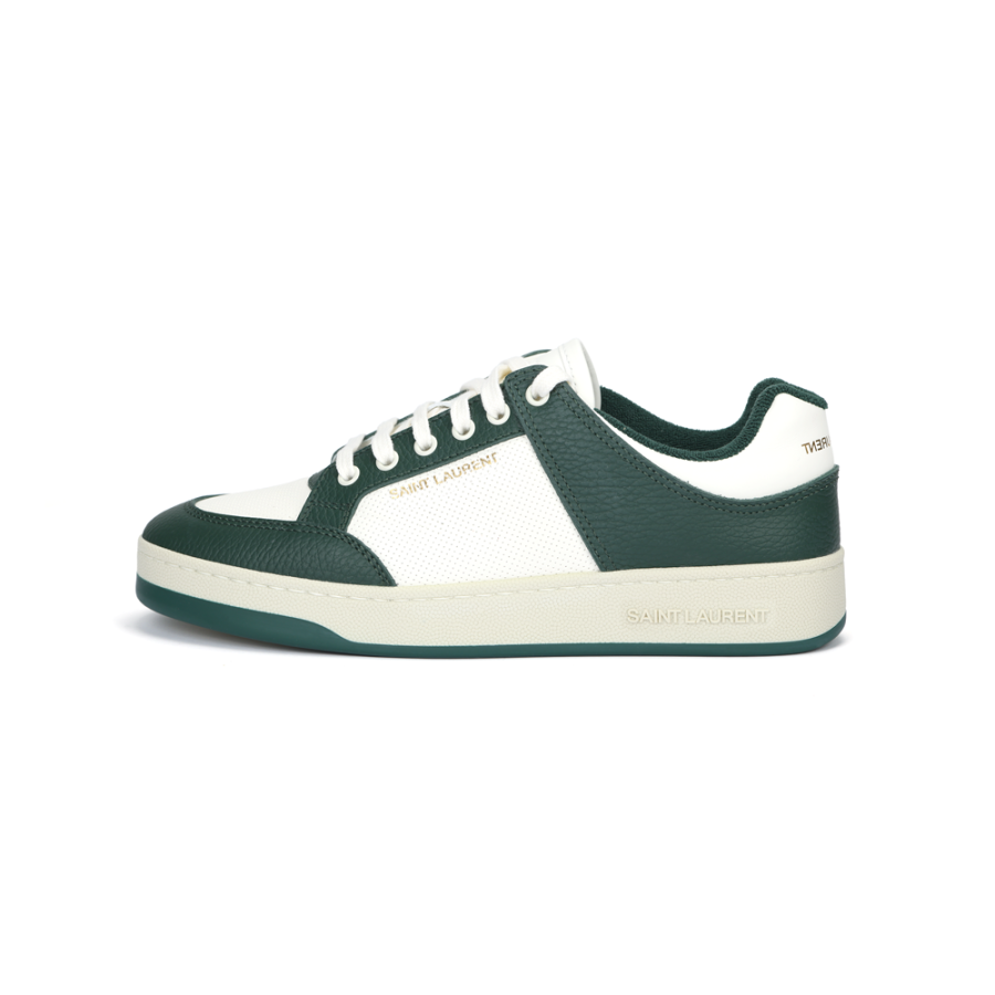 SAINT LAURENT SL/61 Round Toe Low Top Sneakers