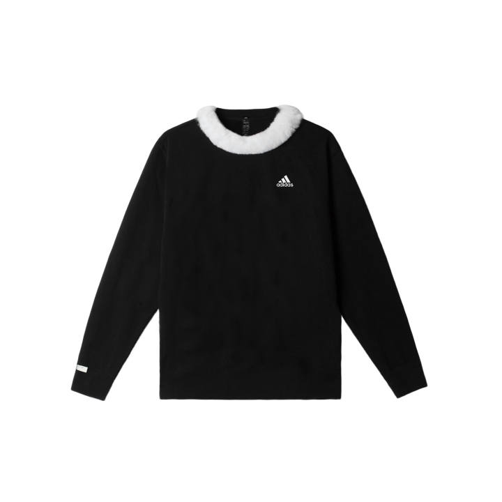 Adidas Adidas LABEL Sweatshirts Unisex Black Crew Neck Moderate Regular