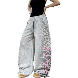 UNA RETA Casual Pants Unisex Gray Moderate Sweatpants