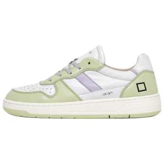 D.A.T.E. D.A.T.E Court Leather Casual Shoes Women's Green