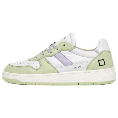 D.A.T.E. D.A.T.E Court Leather Casual Shoes Women's Green