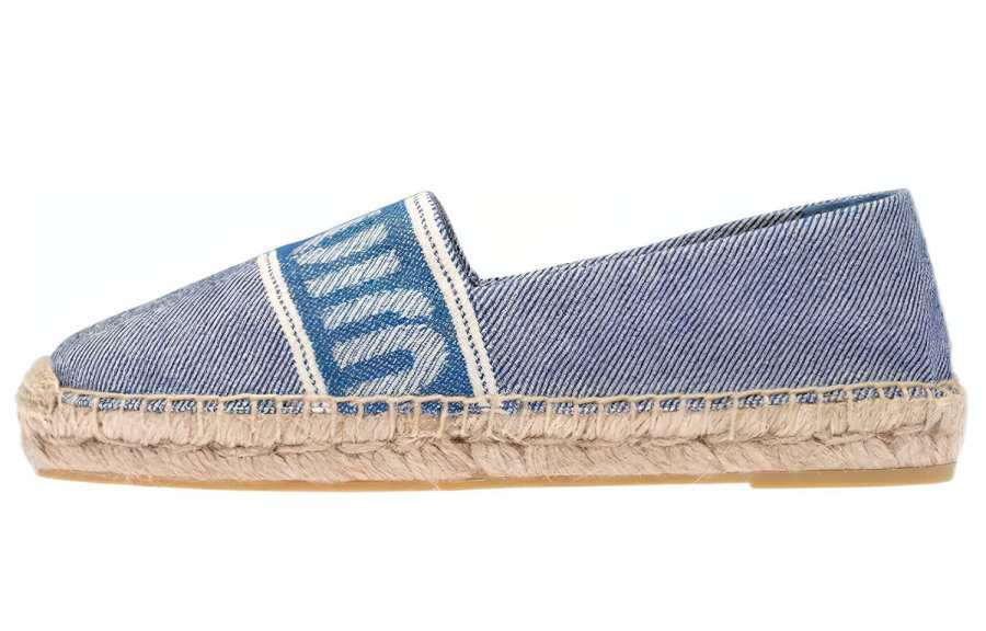 MIU MIU Denim Casual Shoes Women's Blue