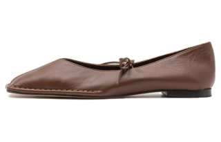 ALOHAS Sway Leather Ballerina Shoes