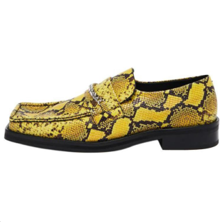 Martine Rose Calfskin Loafers Men's Yellow