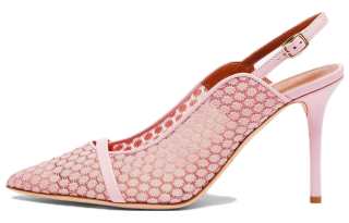 Malone Souliers Marion 85mm Mesh Slingback Pumps