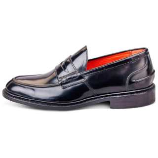 Tricker's Eva Penny Leather Loafers Women's Black