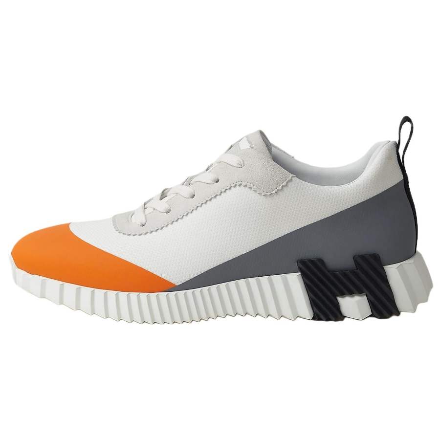 HERMES HERMES Bouncing Low top Casual Shoes Men's White