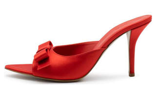 GIA BORGHINI GIABORGHINI Honorine 85mm Satin Mules
