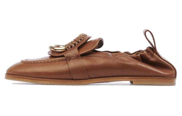 See By Chloe Leather Casual Shoes Women's Brown