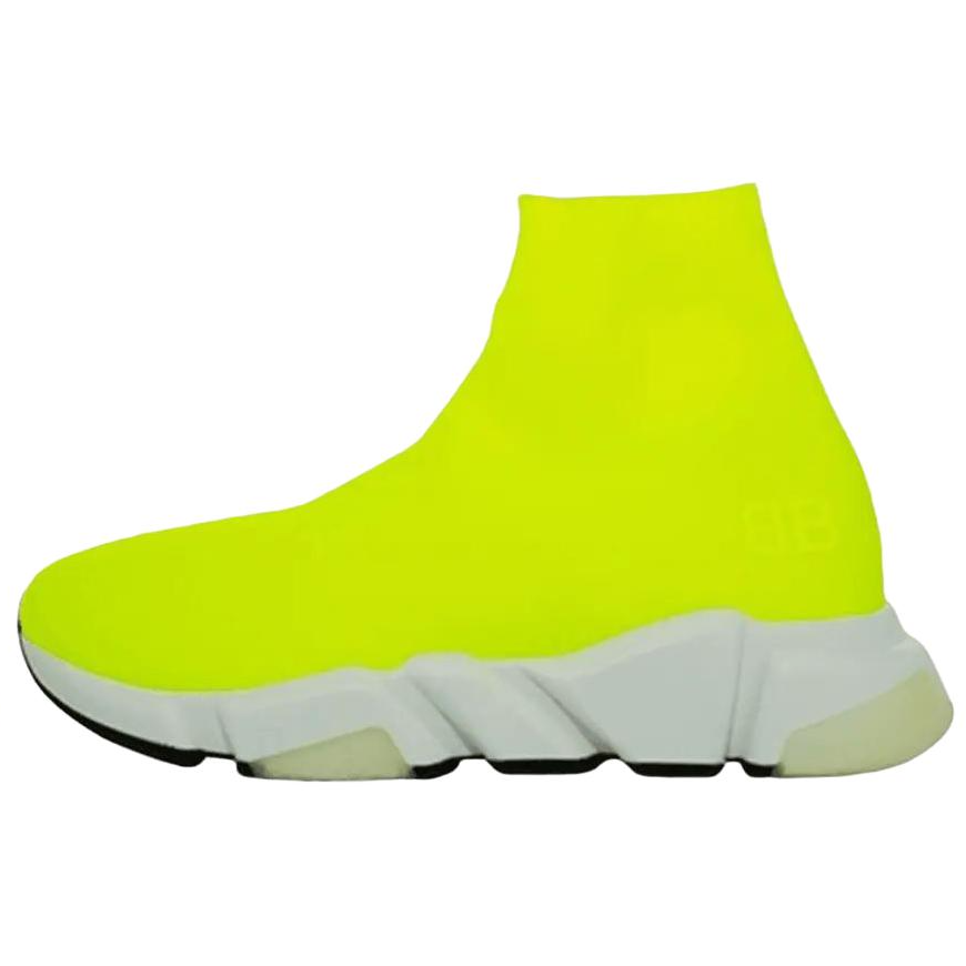 Balenciaga Speed High top Casual Shoes Women's Yellow