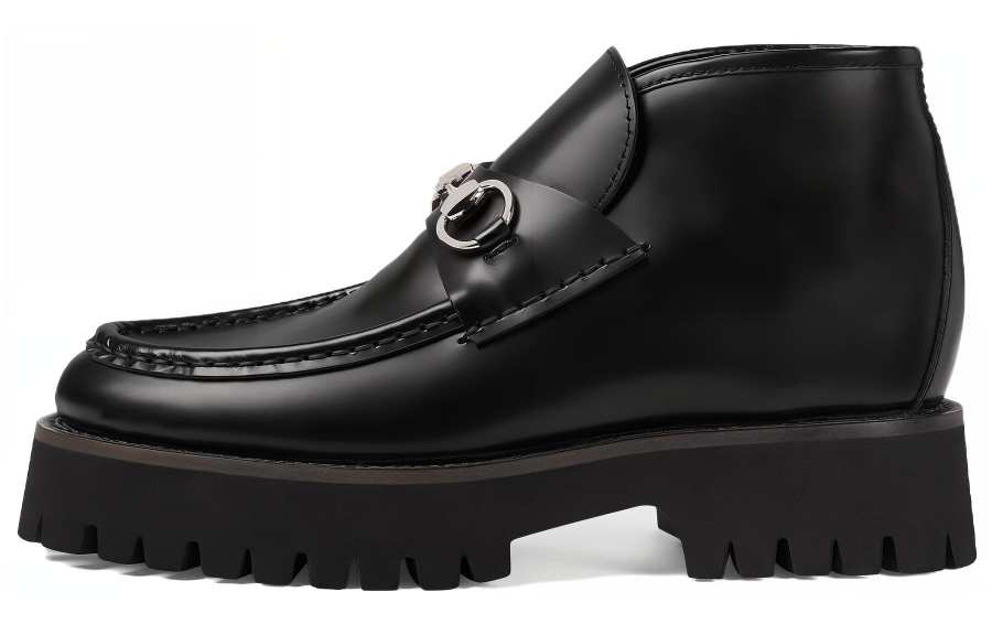GUCCI Horsebit Loafers Women's Black