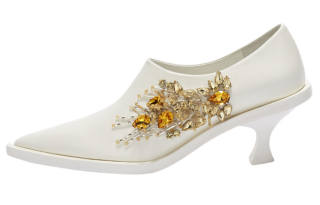 JIL SANDER Spool Heel High Heels 7cm Women's White