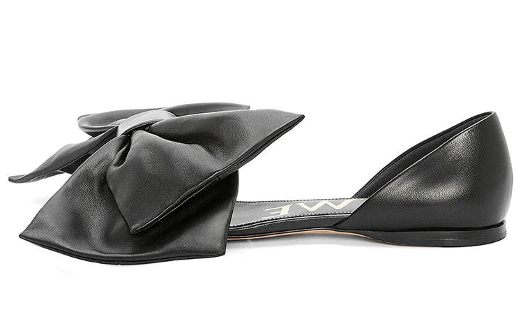 LOEWE Toy D'Orsay Leather Casual Shoes 1CM Women's Black