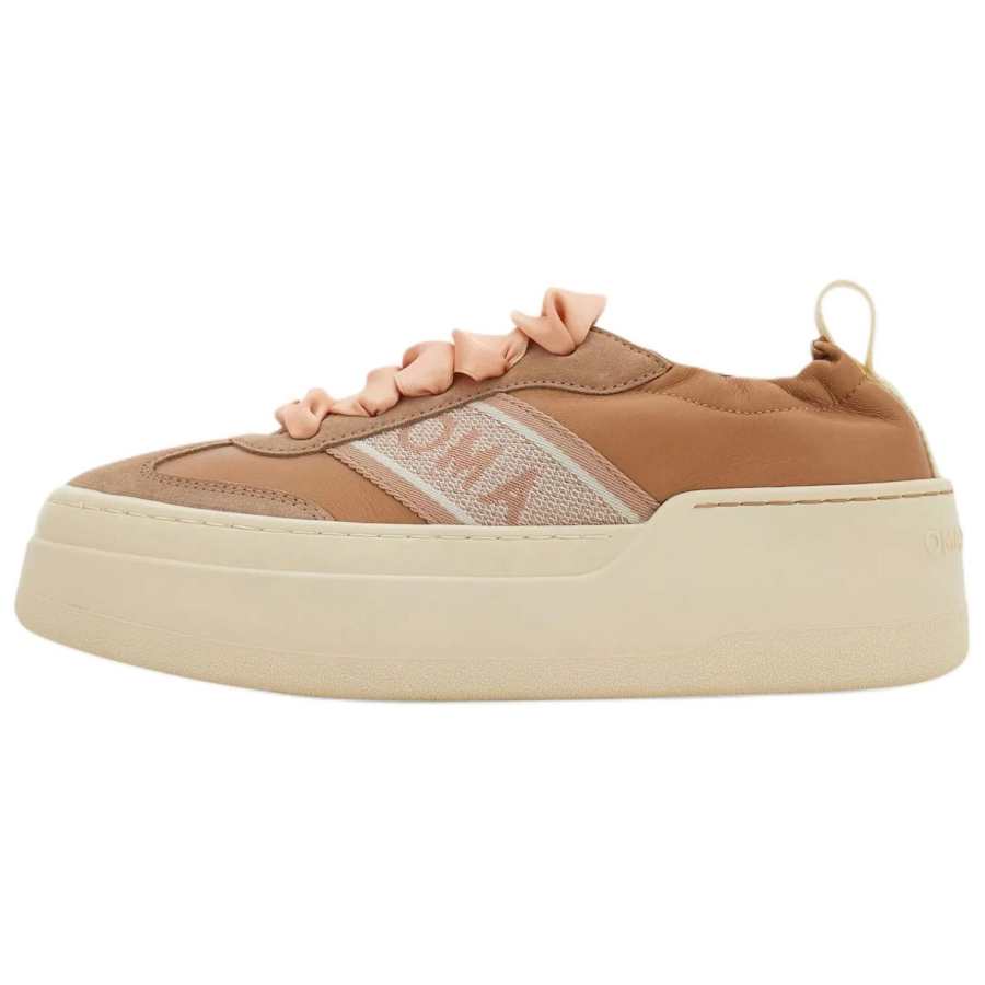 FERRAGAMO Low top Skateboard Shoes Women's Almond