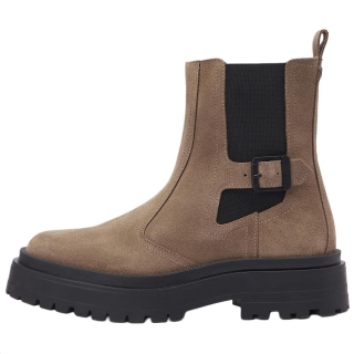 BARBOUR MILLA Short Chelsea Boots 4cm Women's Brown