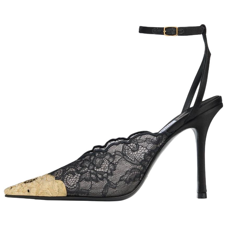 Jimmy Choo Faiz Slim Heel High Heels 10cm Women's Black