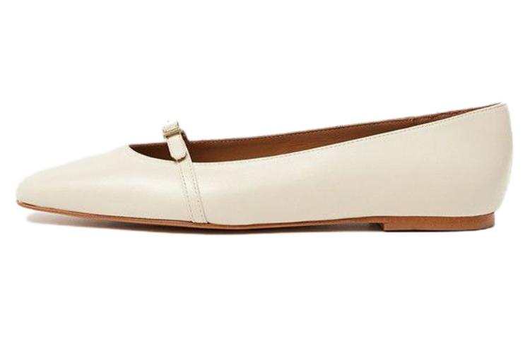 FLATTERED Leather Casual Shoes Women's Beige