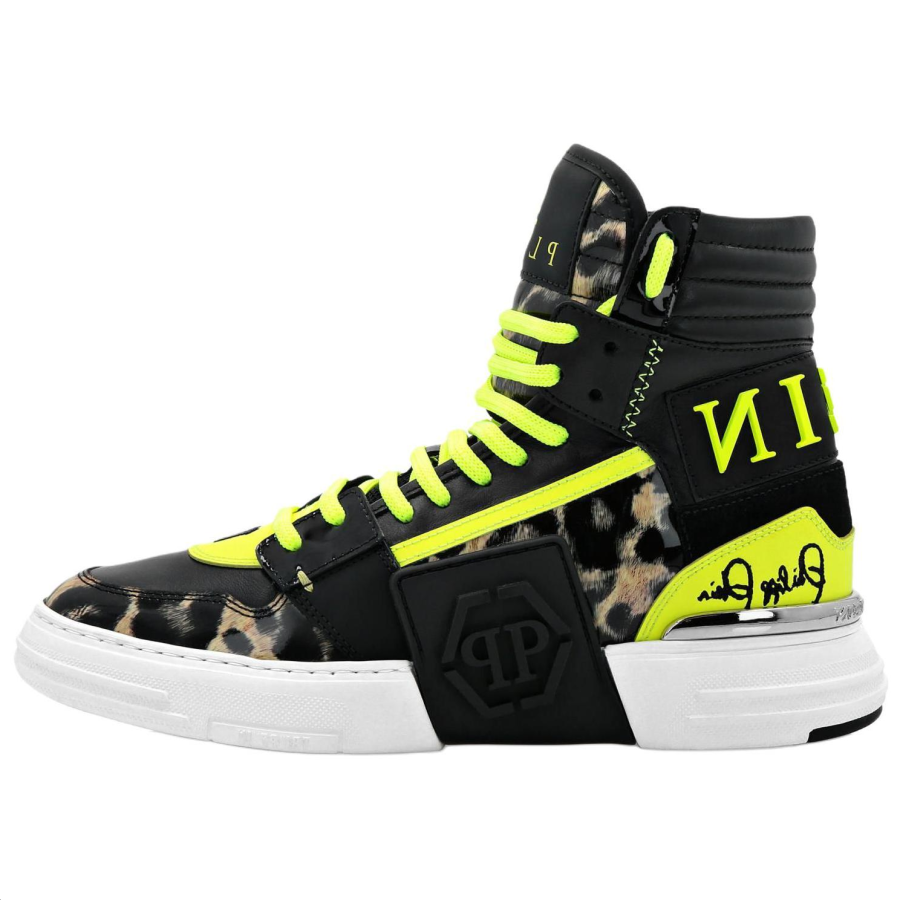 PHILIPP PLEIN High top Skateboard Shoes Women's Black